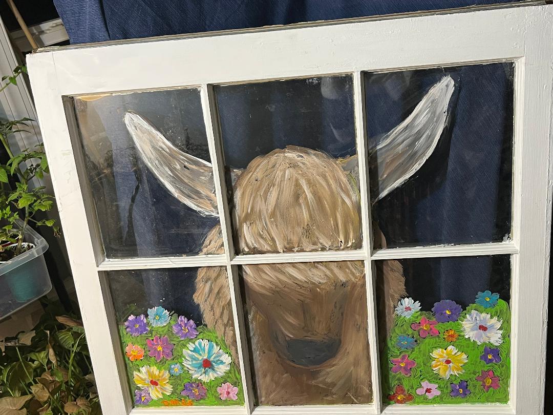Highland Flowers Painting