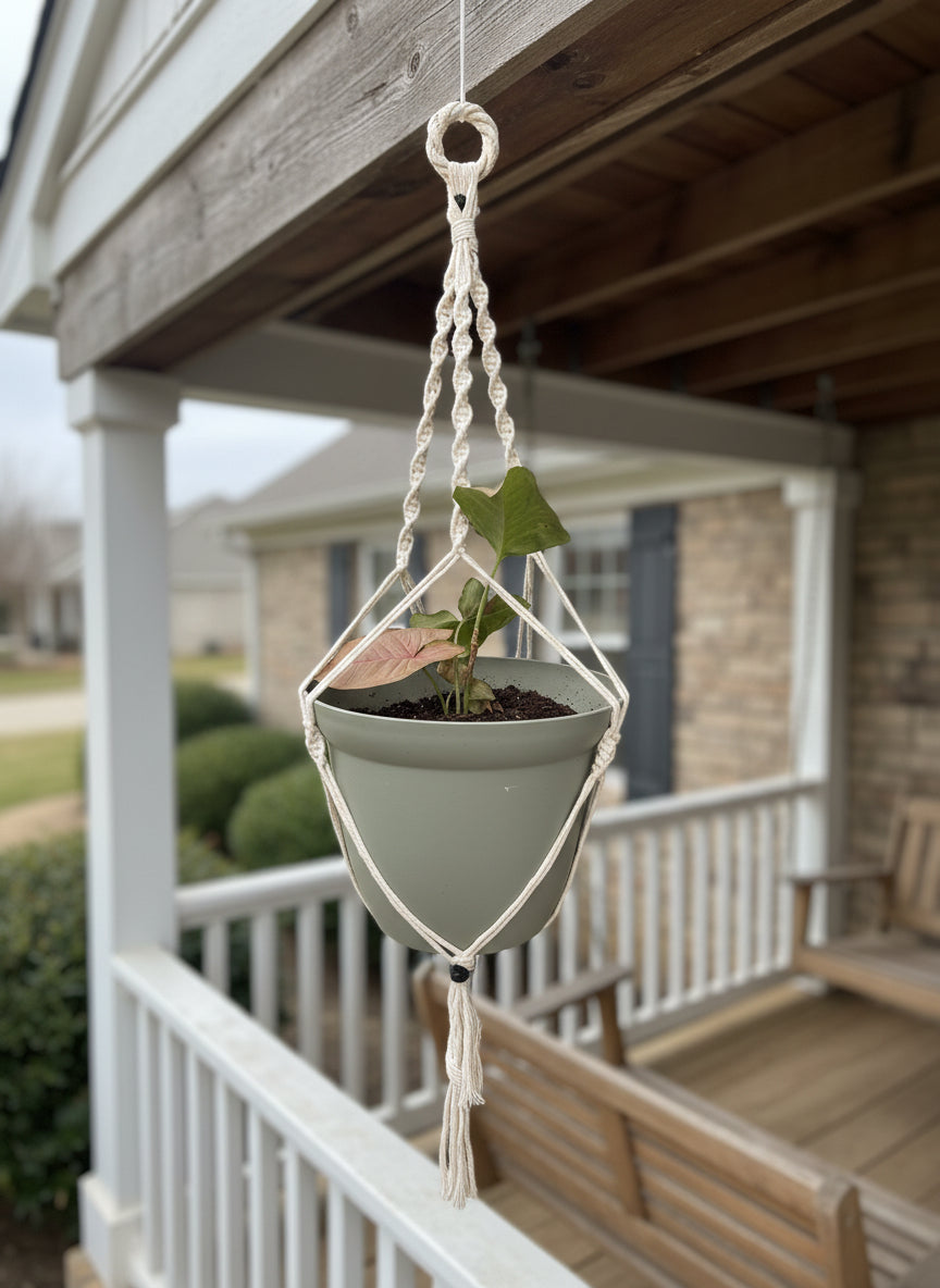 Snowdrop Macrame Plant Hanger