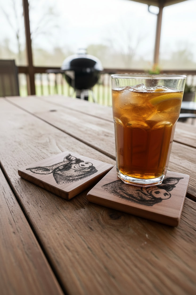 Grill Master Pig Coaster