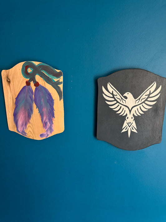 Eagle & Feathers Wall Hangings