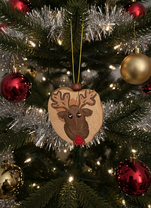 Woodland Rudolph Ornament