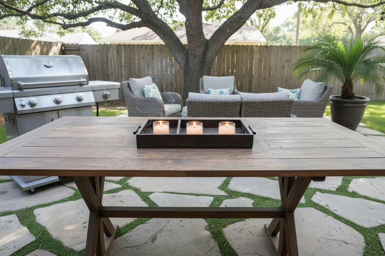 Dark Walnut Serving Tray