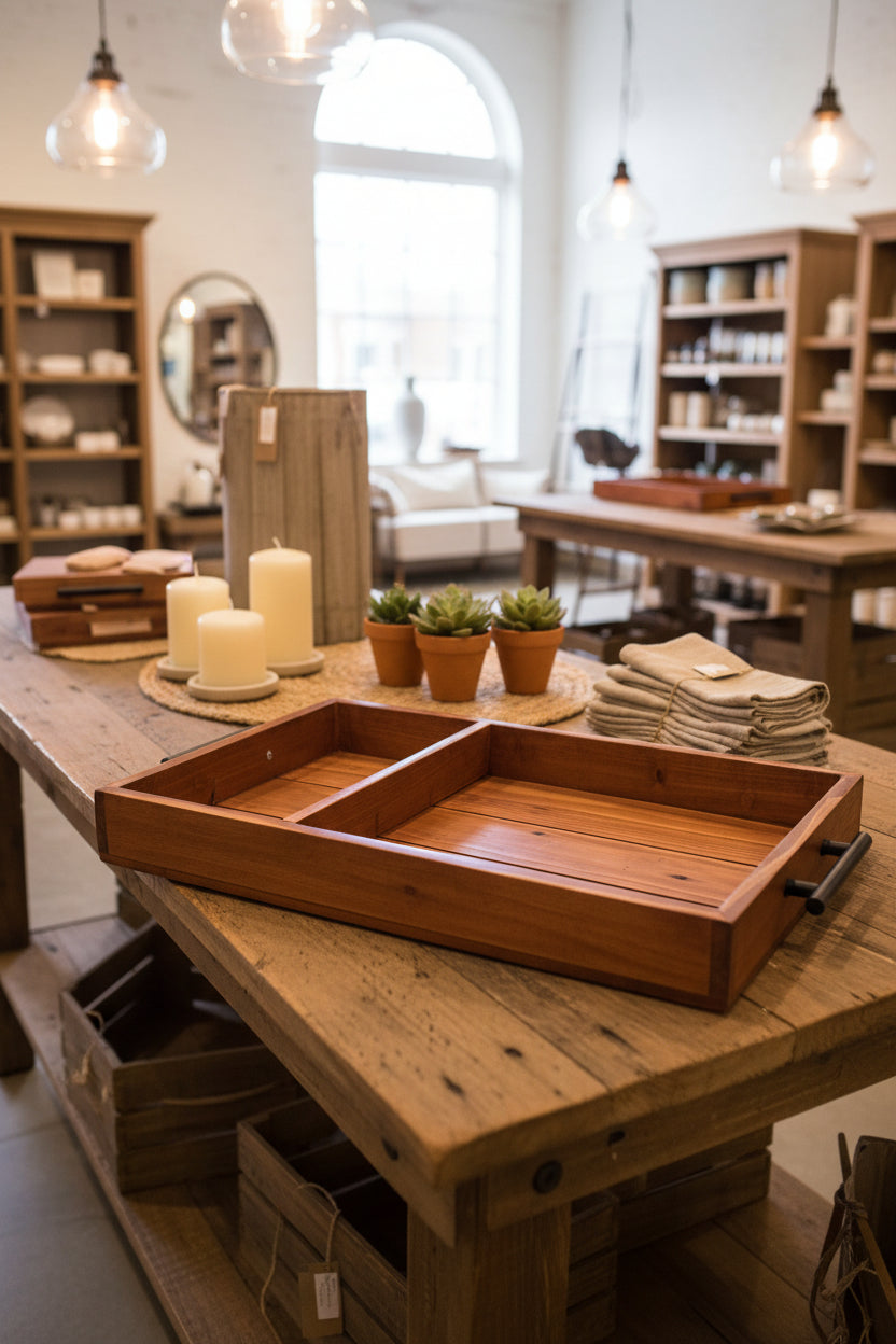 Handcrafted Wood Tray