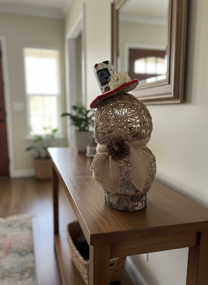 Knotted Noel Snowman