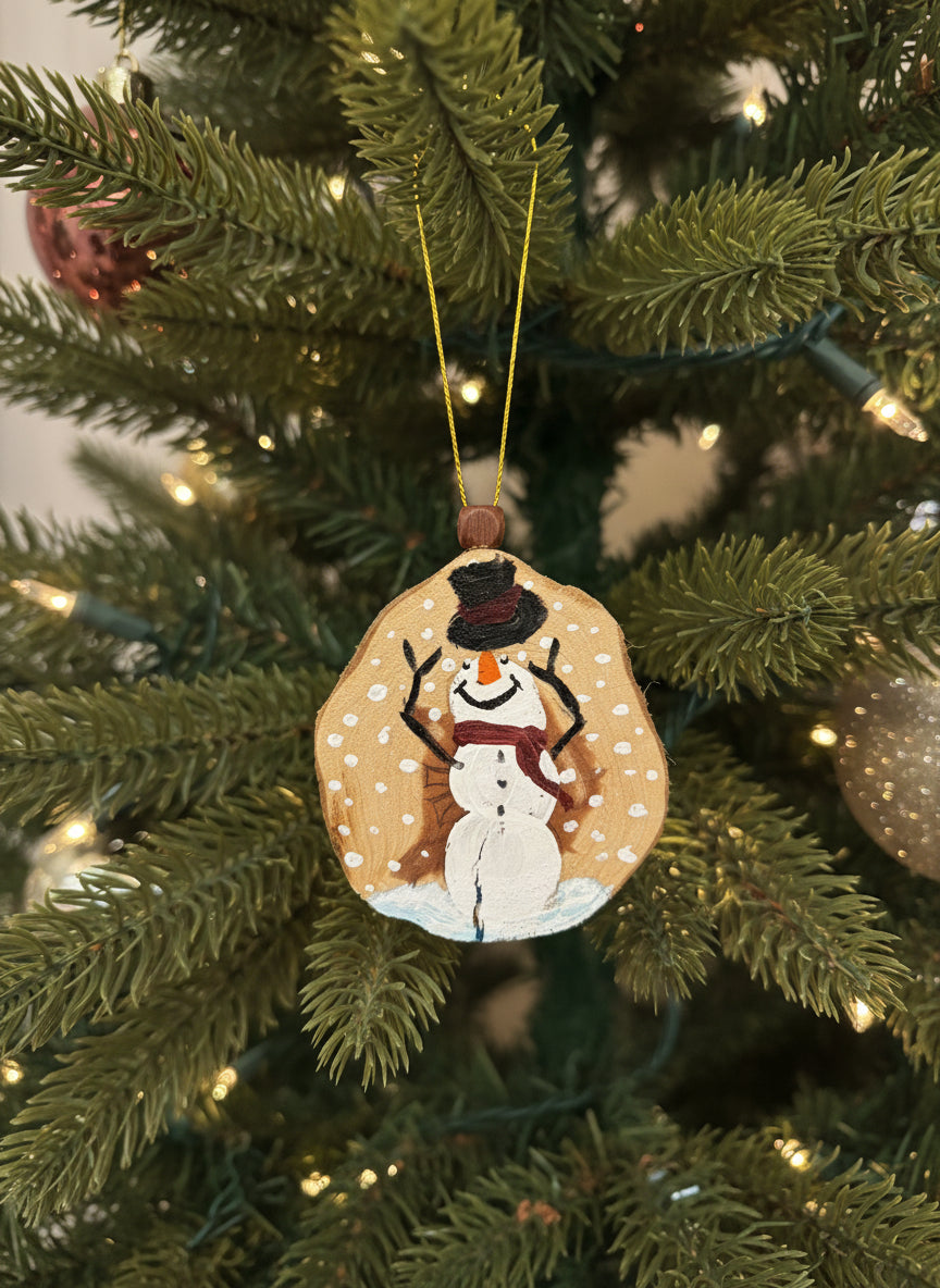SnowPlay Frosty Ornament